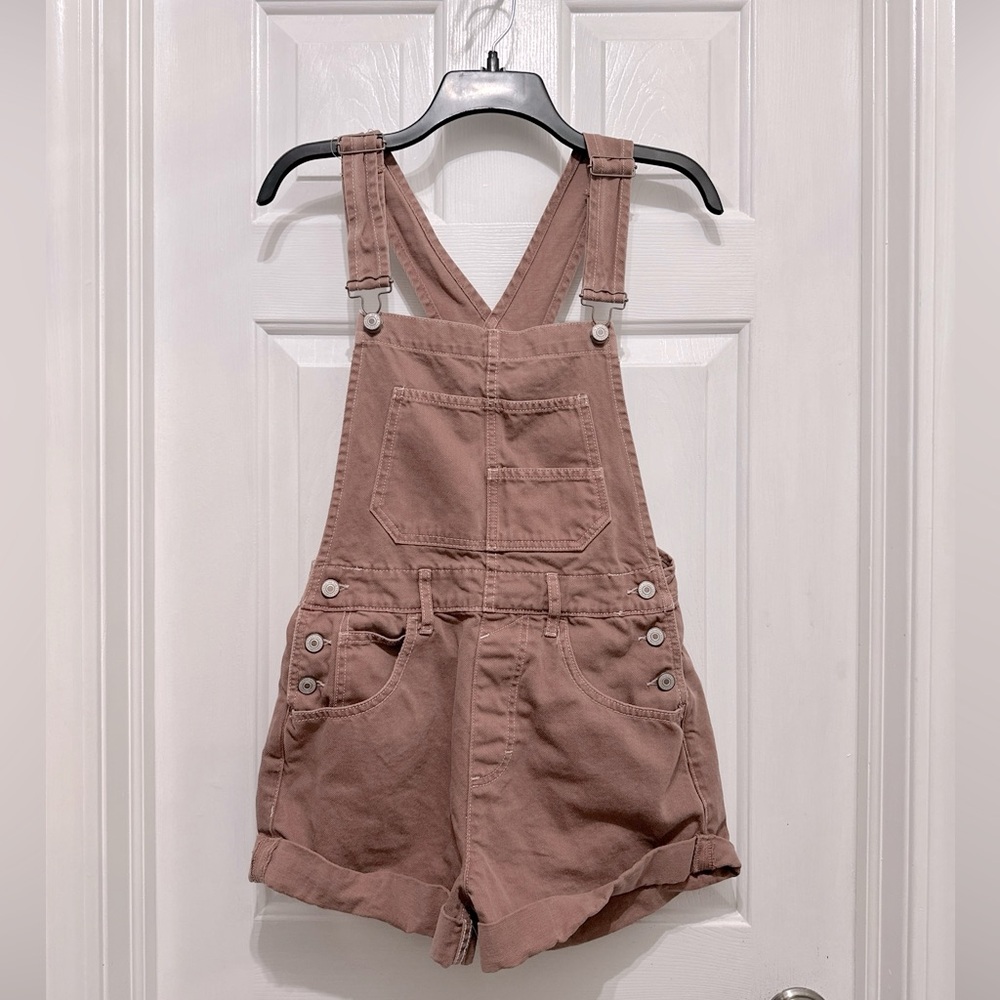 Free People We The Free Pink Ziggy Overalls/Shortalls